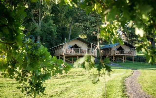 Luxury tent Sweeney Farm Glamping Oswestry